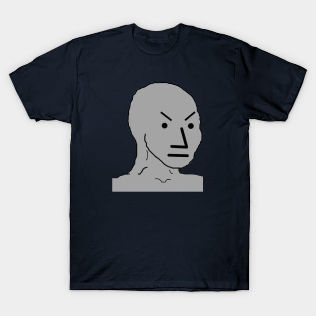 Angry Face Meme T-Shirt by Matt's Wild Designs